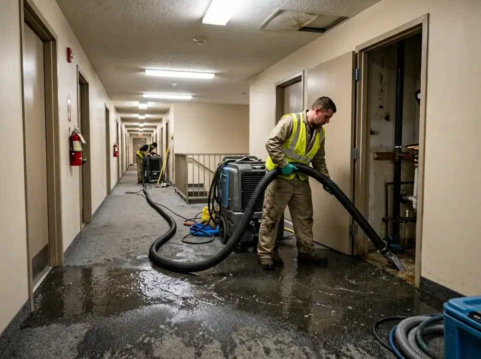 multi-unit-apartment-hallway-f-005 — frequently asked questions, Emergency Burst Pipe Water Extraction & Removal in Crestwoo…